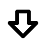 Big Down Arrow (Lucide) Free Open-Source SVG Icon