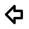 Big Left Arrow (Lucide) Free Open-Source SVG Icon