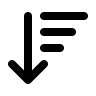 Wide Narrow Down Arrow (Lucide) Free Open-Source SVG Icon