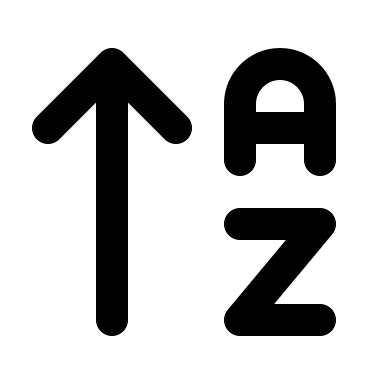 Upward Arrow from A to Z Free Open-Source SVG Icon (Lucide)