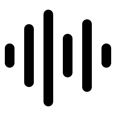 Audio Waveform Lines (Lucide) Free Open-Source SVG Icon (Lucide)