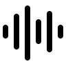 Audio Waveform Lines (Lucide) Free Open-Source SVG Icon