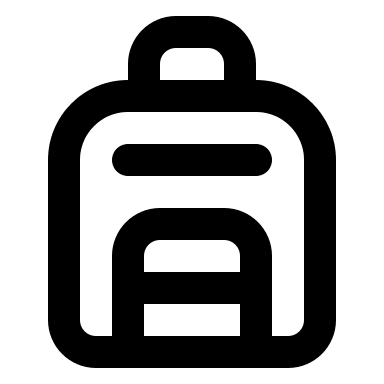 Backpack Bag Free Open-Source SVG Icon (Lucide)