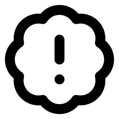 Alert Badge Free Open-Source SVG Icon (Lucide)