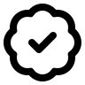 Badge Check Mark Free Open-Source SVG Icon