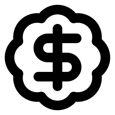 Dollar Sign Badge Free Open-Source SVG Icon (Lucide)