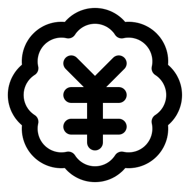 Japanese Yen Badge (Lucide) Free Open-Source SVG Icon (Lucide)