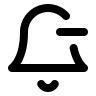 Bell with Minus Symbol Free Open-Source SVG Icon