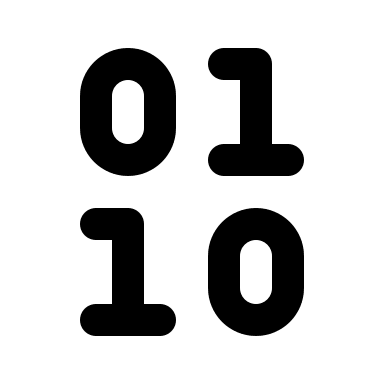 Binary Code Representation Free Open-Source SVG Icon (Lucide)