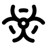 Biohazard Symbol Free Open-Source SVG Icon