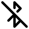 Bluetooth Off (Lucide) Free Open-Source SVG Icon