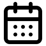 Calendar Days Free Open-Source SVG Icon