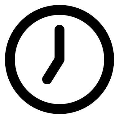 Clock at Seven O'Clock (Lucide) Free Open-Source SVG Icon (Lucide)