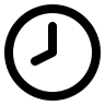 Clock Face with 8 O'Clock Time Free Open-Source SVG Icon