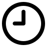 Nine O'Clock Time Indicator Free Open-Source SVG Icon