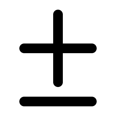 Difference Symbol Free Open-Source SVG Icon (Lucide)