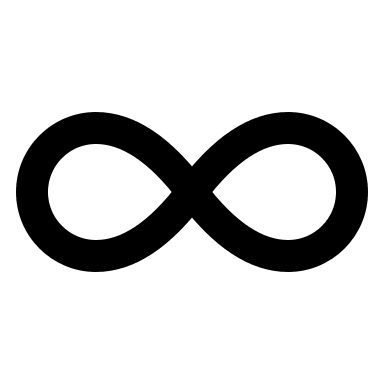 Infinity Symbol Free Open-Source SVG Icon (Lucide)