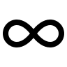 Infinity Symbol Free Open-Source SVG Icon