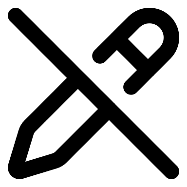 Pencil Disabled (Lucide) Free Open-Source SVG Icon (Lucide)