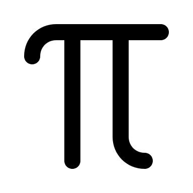 Pi Mathematical Constant Free Open-Source SVG Icon (Lucide)