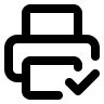 Printer Check (Lucide) Free Open-Source SVG Icon