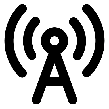 Radio Tower Free Open-Source SVG Icon (Lucide)