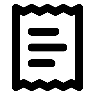 Receipt Text Document Free Open-Source SVG Icon (Lucide)