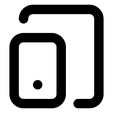 Tablet and Smartphone Devices Free Open-Source SVG Icon (Lucide)