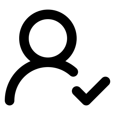 Round User Checkmark Free Open-Source SVG Icon (Lucide)
