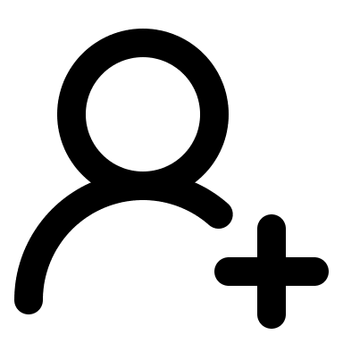 Round User Plus Profile Free Open-Source SVG Icon (Lucide)