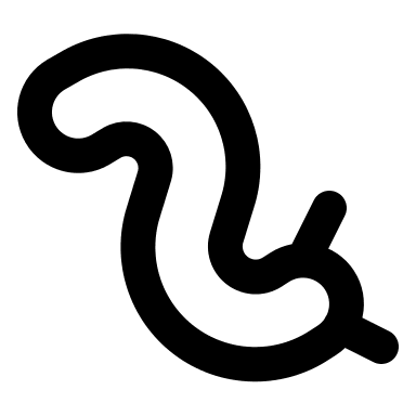 Worm (Lucide) Free Open-Source SVG Icon (Lucide)