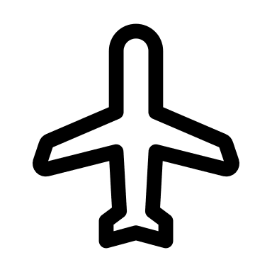 Aeroplane Free Open-Source SVG Icon (Mage Icons)