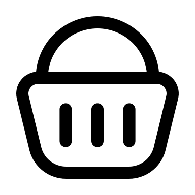 Shopping Basket Free Open-Source SVG Icon (Mage Icons)