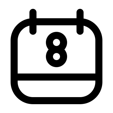 Calendar Date (Mage Icons) Free Open-Source SVG Icon (Mage Icons)