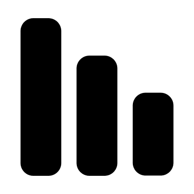 Downward Chart Trend (Filled) Free Open-Source SVG Icon (Mage Icons)