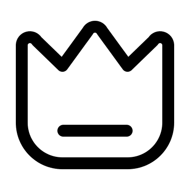 Crown Design (Mage Icons) Free Open-Source SVG Icon (Mage Icons)