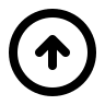 Downward Arrow in Circle (Line) Free Open-Source SVG Icon