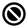 Ban Symbol Free Open-Source SVG Icon