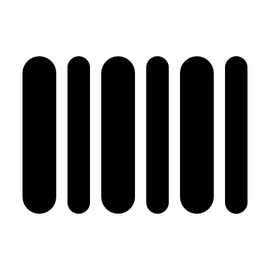 Barcode Design (Majesticons) Free Open-Source SVG Icon (Majesticons)