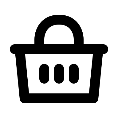 Shopping Basket (Line) Free Open-Source SVG Icon (Majesticons)