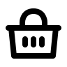 Shopping Basket (Line) Free Open-Source SVG Icon