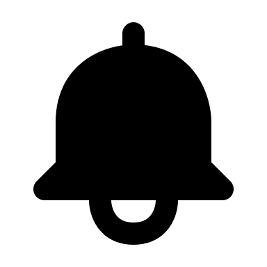 Bell Notification Alert Free Open-Source SVG Icon (Majesticons)