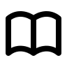 Open Book (Line) Free Open-Source SVG Icon