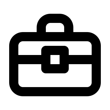 Line Briefcase Free Open-Source SVG Icon (Majesticons)