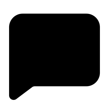 Comment Speech Bubble Free Open-Source SVG Icon (Majesticons)