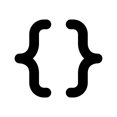 Curly Braces (Line) Free Open-Source SVG Icon (Majesticons)