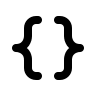 Curly Braces (Line) Free Open-Source SVG Icon