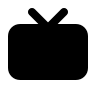 Vintage Television Set Free Open-Source SVG Icon