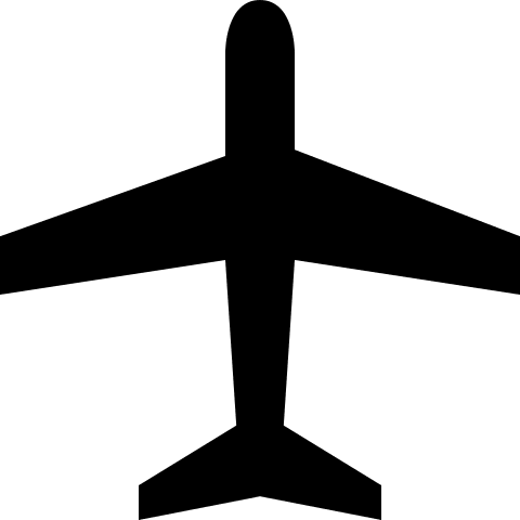 Airport Terminal Free Open-Source SVG Icon (Maki)