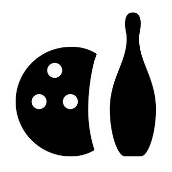 Bowling Alley (Maki) Free Open-Source SVG Icon (Maki)